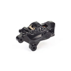 Brembo 484 Logonero 120B81469 black front left caliper angled detail view