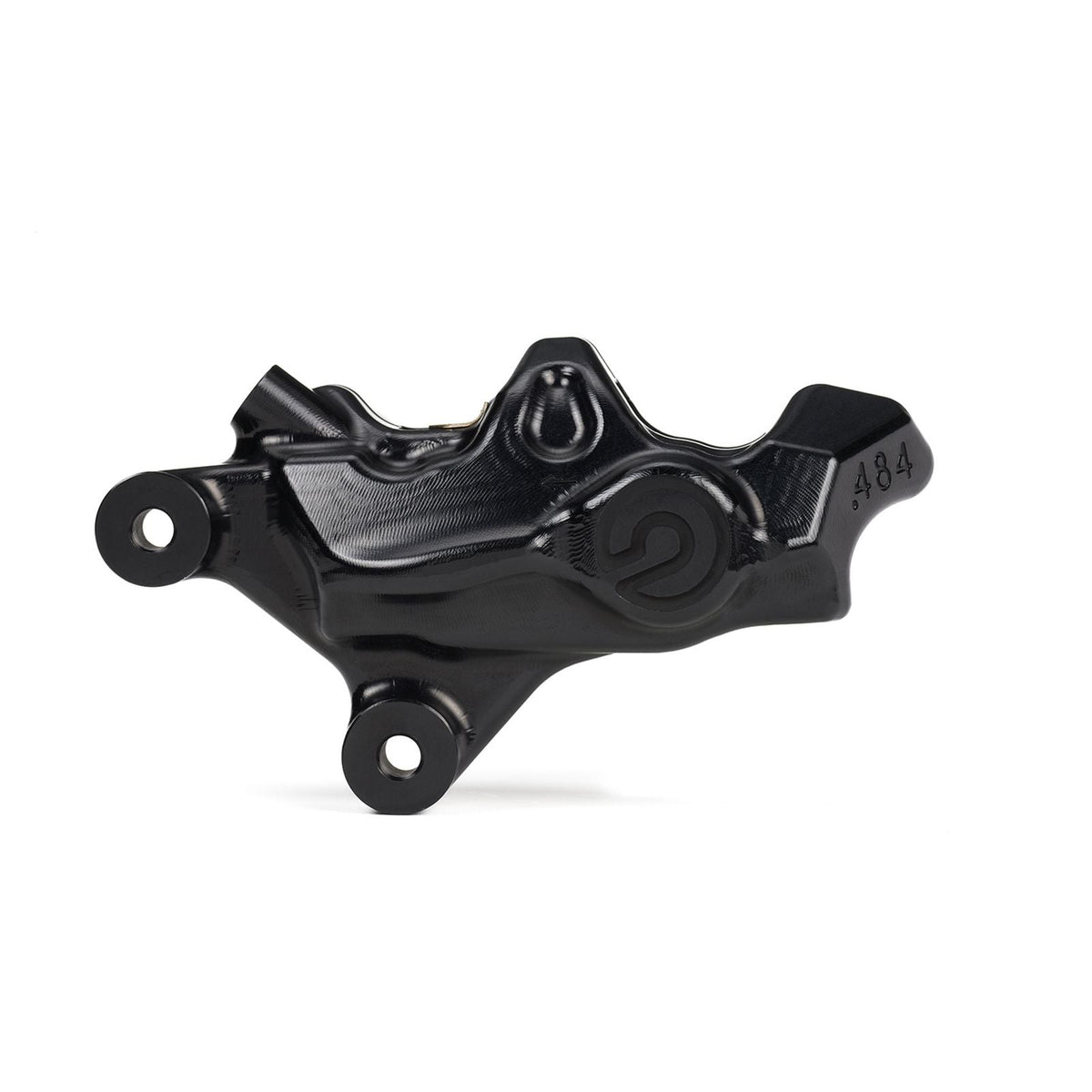 Brembo 484 Logonero 120B81469 black front left caliper front view